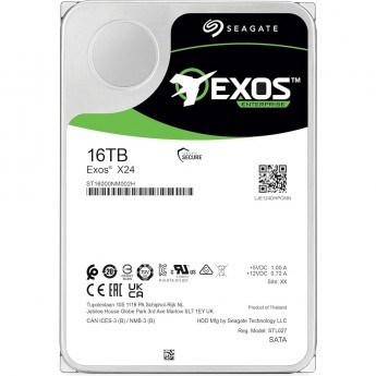 Жёсткий диск 16Tb SATA-III SEAGATE EXOS X24 (ST16000NM002H) Жёсткий диск 16Tb SATA-III SEAGATE EXOS X24 (ST16000NM002H)