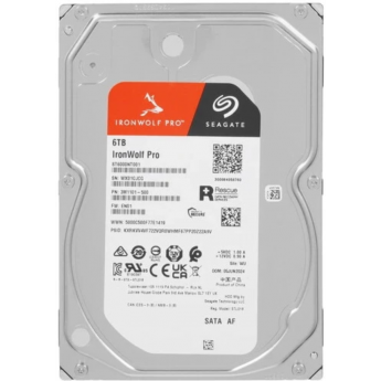 Жесткий диск SEAGATE SATA-III 6TB ST6000NT001 NAS IRONWOLF PRO (7200rpm) 256Mb 3.5" Жесткий диск SEAGATE SATA-III 6TB ST6000NT001 NAS IRONWOLF PRO (7200rpm) 256Mb 3.5"