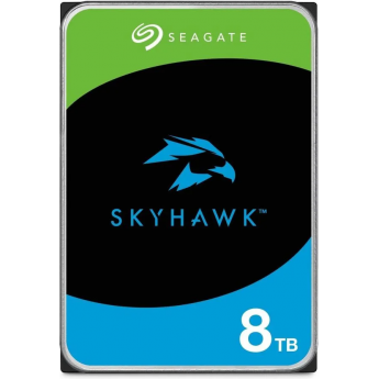 Жесткий диск SEAGATE SKYHAWK ST8000VX010, 8ТБ, HDD, SATA III, 3.5" Жесткий диск SEAGATE SKYHAWK ST8000VX010, 8ТБ, HDD, SATA III, 3.5"